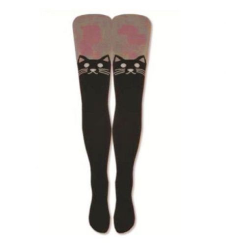 Колготи з імітацією панчох "Котики" (one size)