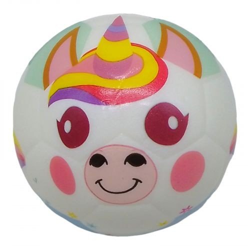 М'яч фомовий Єдиноріг 9 см рожевий