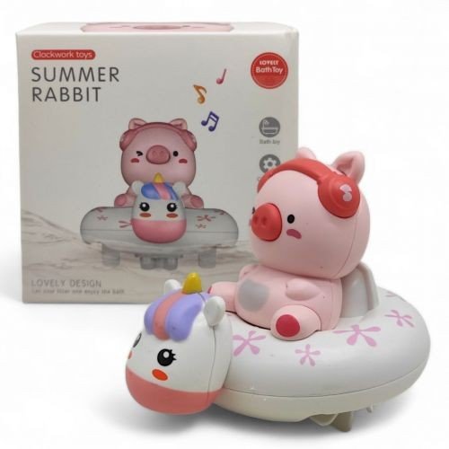 Заводна іграшка для ванни "Поросятко"