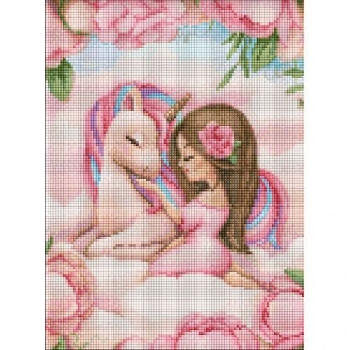 Алмазна мозаїка "Казкова дружба" 30х40 см