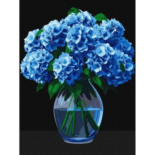 Набір для розпису по номерах "Букет гортензій" 30х40см