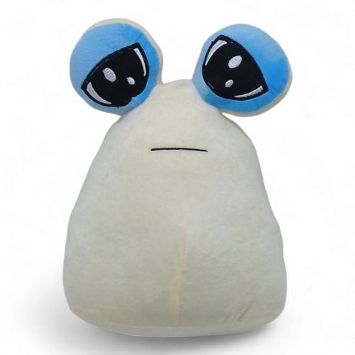 М'яка іграшка Інопланетянин Pou (Поу) 30 см Білий