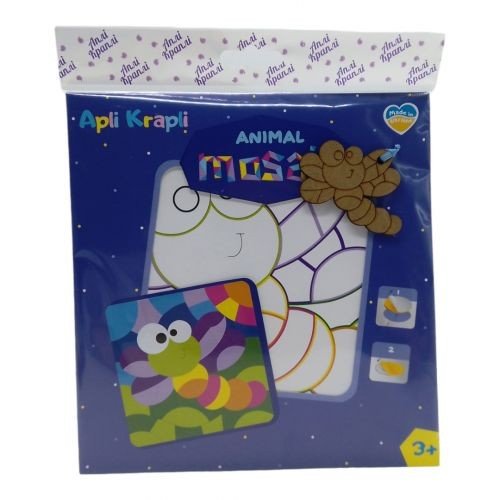 Мозаїка дитяча з фоамірану "Бабка", 20х20 см