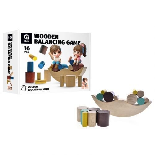 Деревʼяна гра-балансир "Місяць", 16 елементів