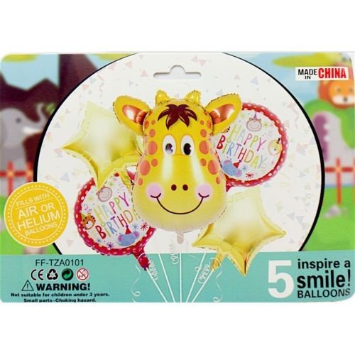 Набір кульок TZA-0101 "Голова жирафи" 5шт.