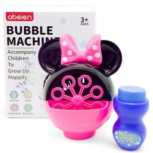 Бульбашкова машина "Міккі" на батарейках, в коробці