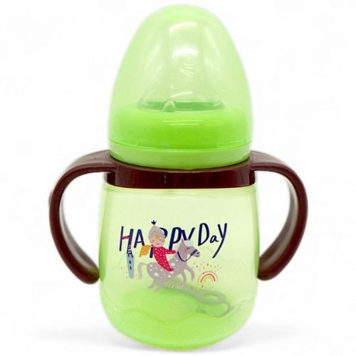 Поїльник з силіконовим носиком, зелений