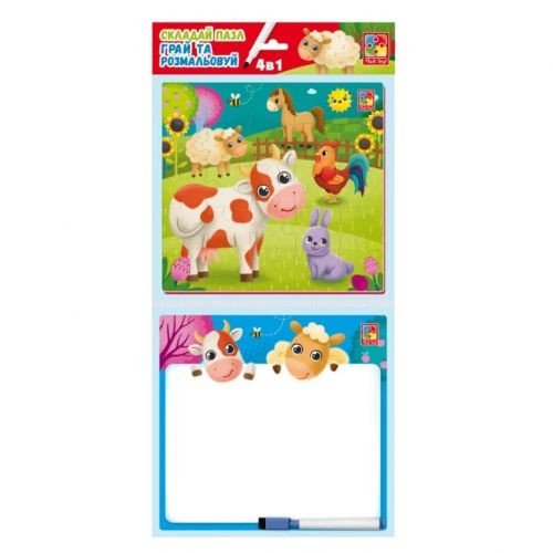 Гра настільна "Набір 4в1. Ферма"VT2002-01 (укр)