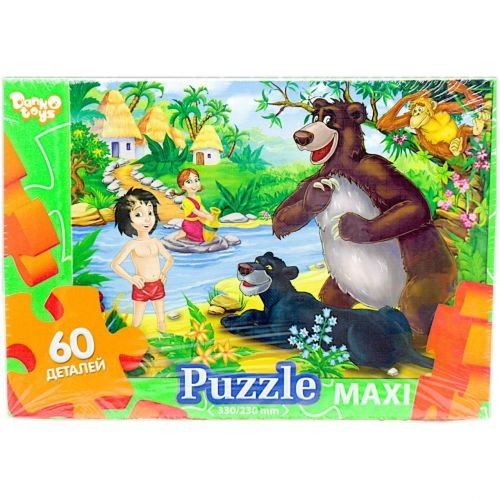 Пазли 60 ел. максі  МАУГЛІ