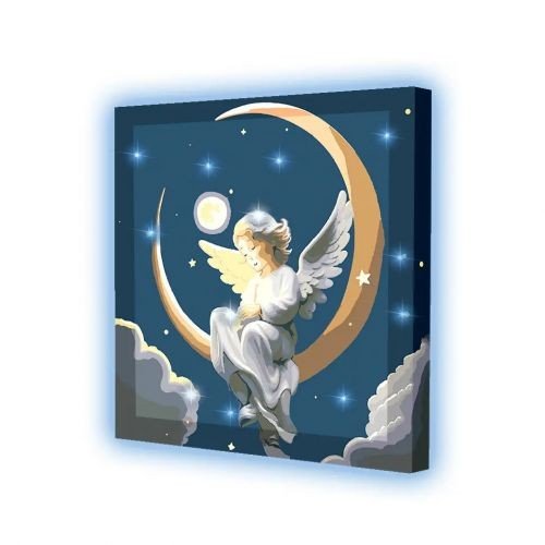 Набір для розпису 25*25 з підсвіткою "Колискова"