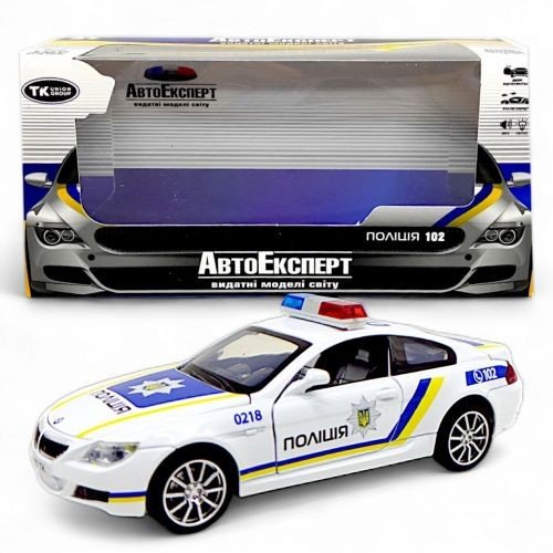 Машинка металопластик "Авто Експерт" 1:32, світло, звук, інерція, відчиняються двері