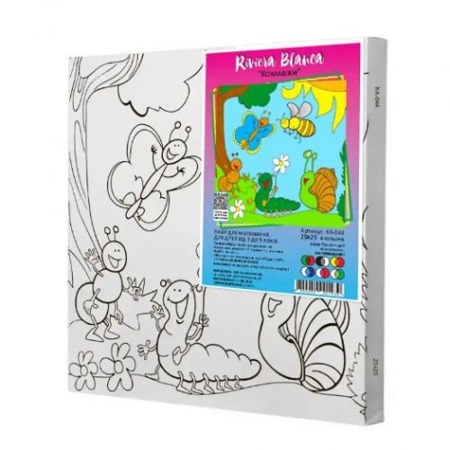 Дитячий набір для розпису "Комашки", 25х25 см