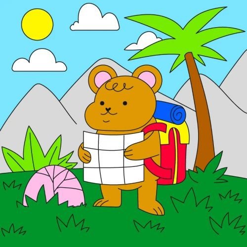 Дитячий набір для розпису "Скарб" ТМ "RIVIERA BLANCA" 25*25