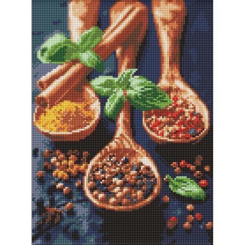 Набір з алмазною мозаїкою   "Витончені спеції" 30х40см