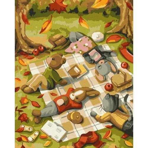 Набір для розпису по номерах. "Книжковий клуб" 40х50см