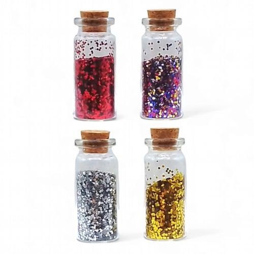 Набір з глітером для декорування TM Lovin, 4 баночки