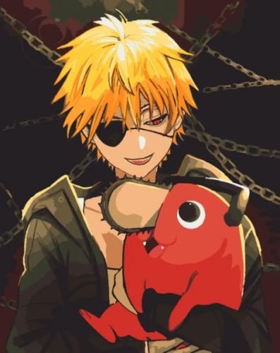 Набір для розпису аніме "Денджі&Почіта" ТМ "RIVIERA BLANCA"