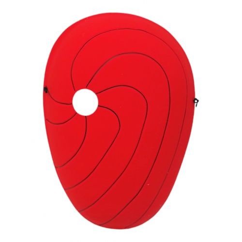 Маска аніме Naruto Мадара Учіха Обіто червона