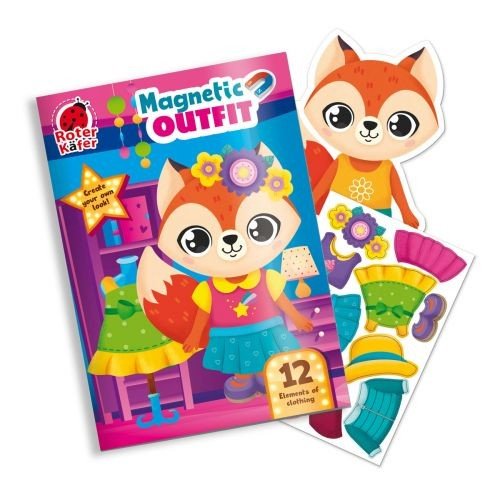 Гра настільна Roter Käfer магнітна одягалка. Лисичка