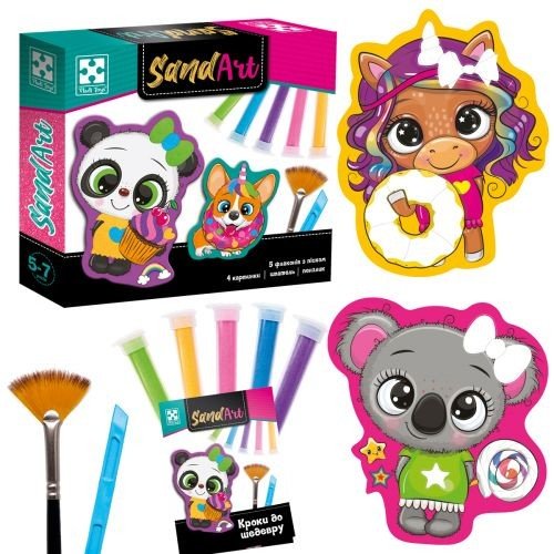 Набір для творчості  "Sand Art. Солодка вечірка"  VT4501-02 (укр)