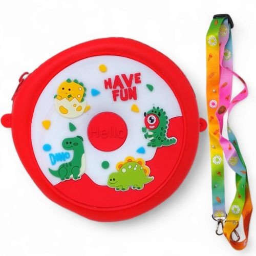 Дитяча сумочка червона діно