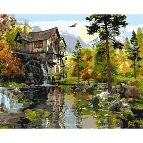 Картина за номерами "Лісова казка. Пейзаж" 40*50 см