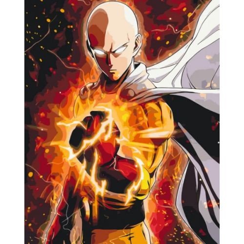 Картина за номерами Аніме. Ванпанчмен 40*50 см