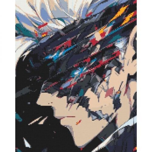 Алмазна мозаїка "Аніме. Магічна битва" 40*50 см