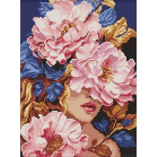 Алмазна мозаїка "Квіткова чарівність", (30х40 см.)