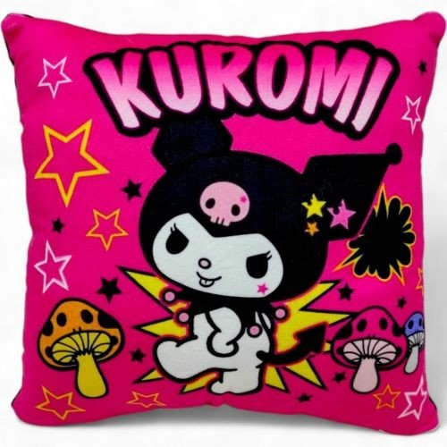 Подушка з принтом аніме "Куромі (Kuromi)", 25 см