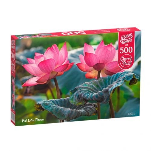Пазли Рожеві квіти лотоса. 500 елементів