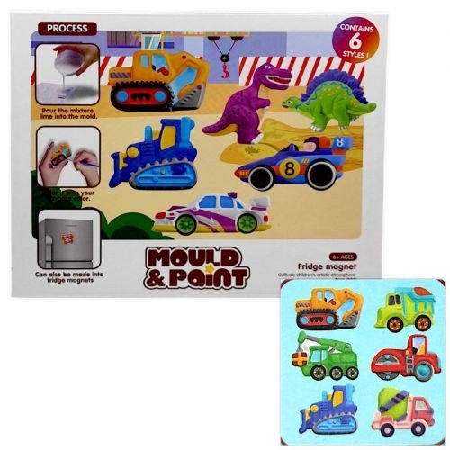 Набір для творчості (гіпс, магніти, форми, посуд, палітра, фарби, пензлики)