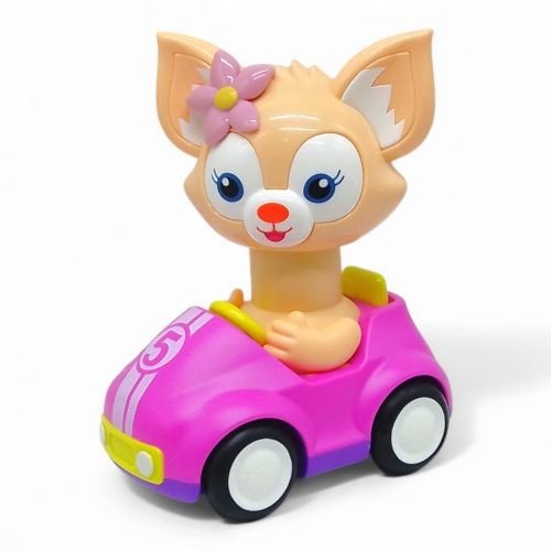 Машинка заводна, тріскачка Лінабель(бежевий)