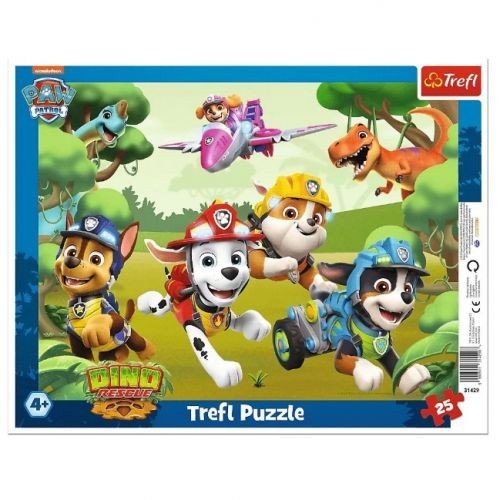 Пазли 25 елементів (Рамкові) - "Змагання собак. Щенячий патруль"