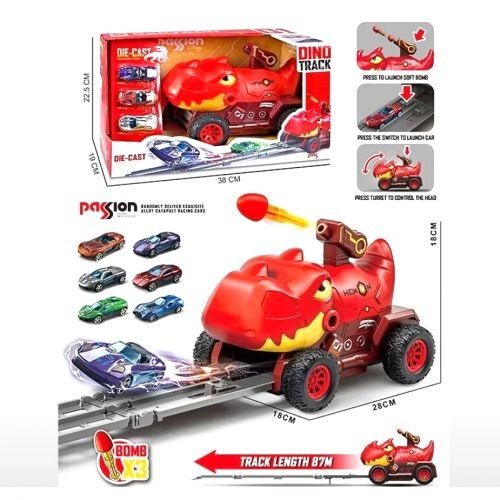 Машинка-запуск Динозавр Тиранозавр, стріляє