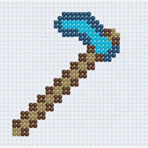 Дитяча алмазна мозаїка "Майнкрафт Мотика" 10*10 см