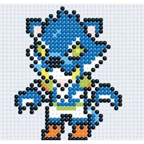 Дитяча алмазна мозаїка "Бравл Старс. Леон Вервульф" 10*10 см