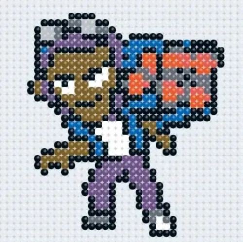 Дитяча алмазна мозаїка "Бравл Старс Брок" 10*10 см