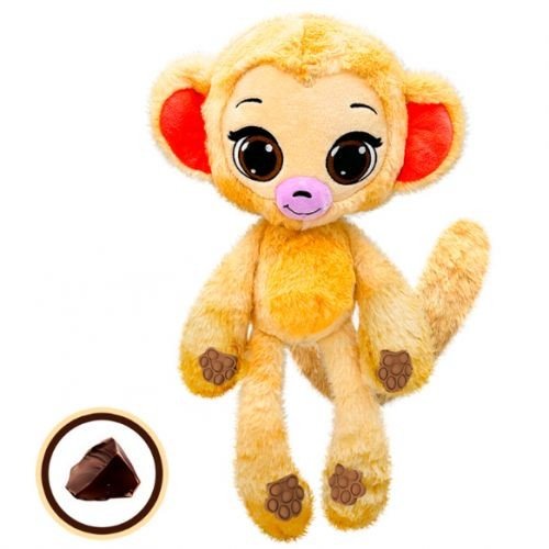 М’яка іграшка з ароматом міні "Шоколадна мавпа" (20 см) Bubble Pops