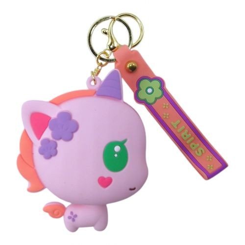 Гаманець-монетниця силіконова Единоріг рожевий