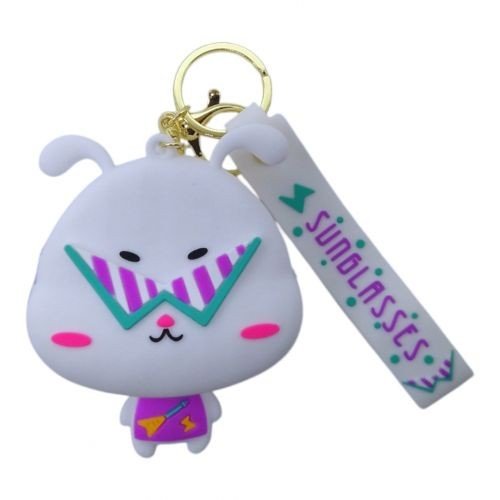 Гаманець-монетниця силіконова Зайка білий