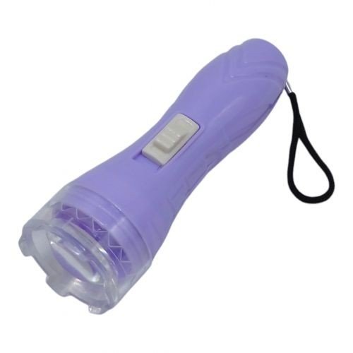 Ліхтарик на батарейках м.119  бузковий