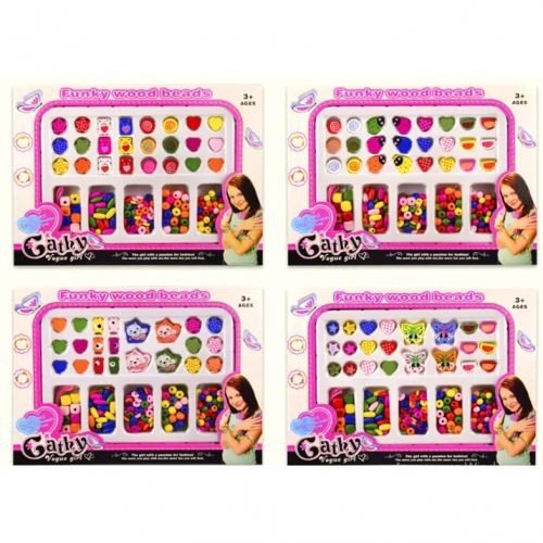 Бісер TX1121A / B / C / D 4 види, в кор. 31 * 22 * 3,5 см