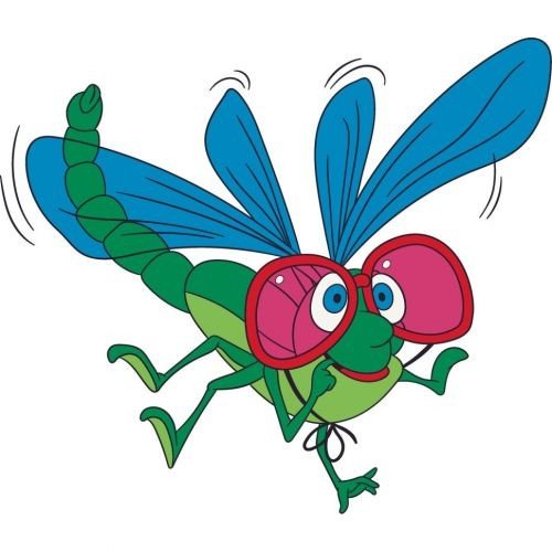 Дитяча розмальовка. Розпис по полотну "Бабка" (25х30 см)