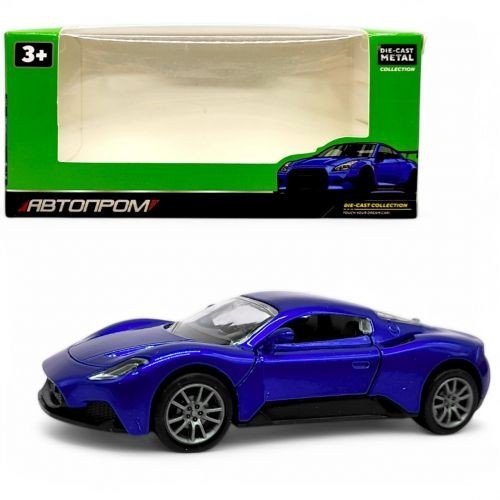 Машина серії "Автопром" спорткар (синя)