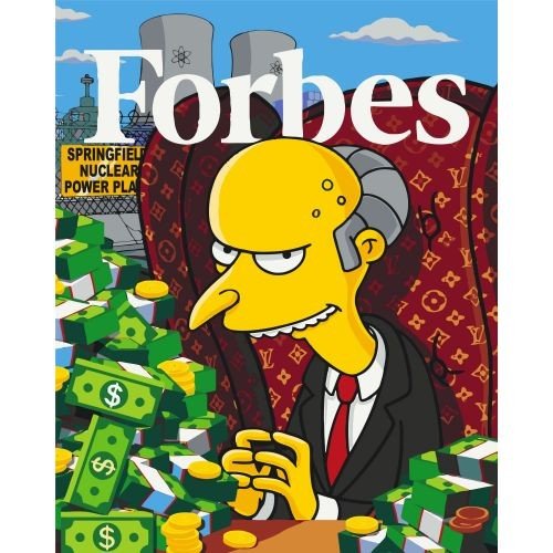 Картина по номерах "Містер Бернс. Сімпсони" 40x50 см