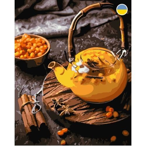 Картина по номерах "Жовтий чайник" 40x50 см