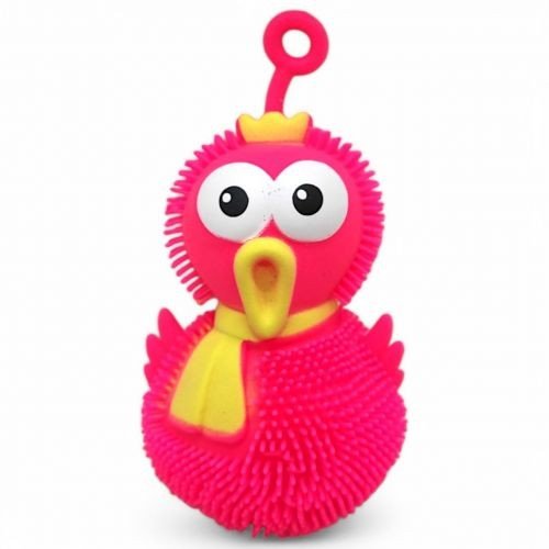 Іграшка світяшка "Курочка", малинова