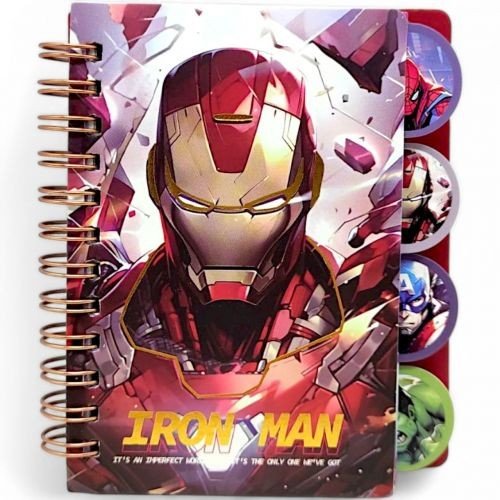 Блокнот на спіралі "Супергерої" (мікс видів)