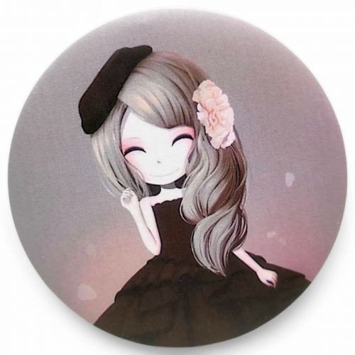 Люстерко двостороннє кругле "Лялька"